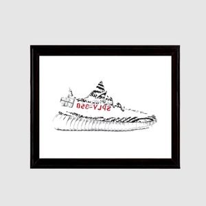 YEEZY 350 BOOST V2 ZEBRA 11x17 inch ART PRINT